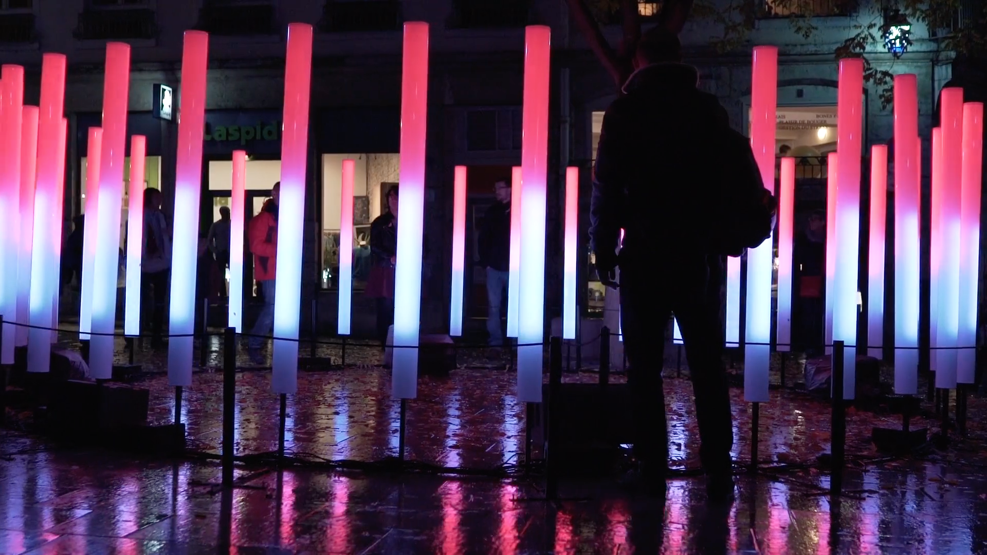 Rythmus — Fête des lumières 2018 — Lyon (France), Chevalvert